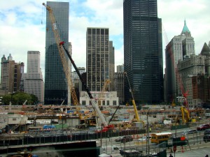 Ground zero, le chantier