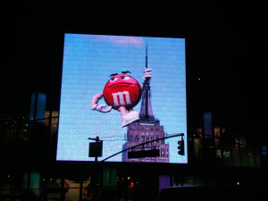 M&M's sur l'Empire State building