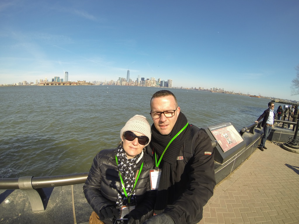 Manhattan depuis Liberty Island