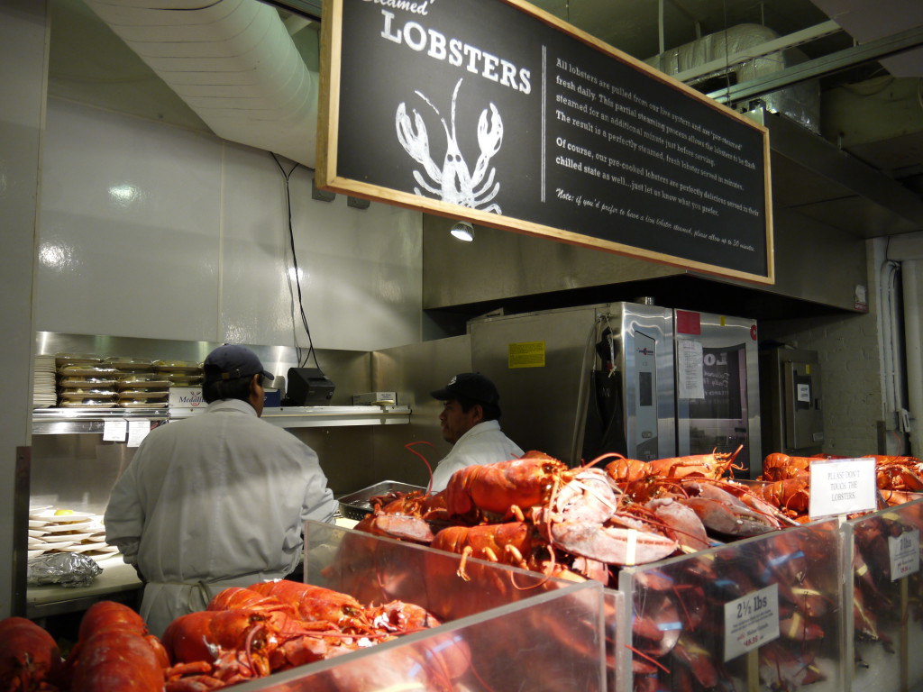 Chelsea market, chez Lobster Place