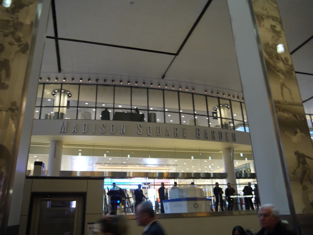 Entrée principale du Madison Square Garden