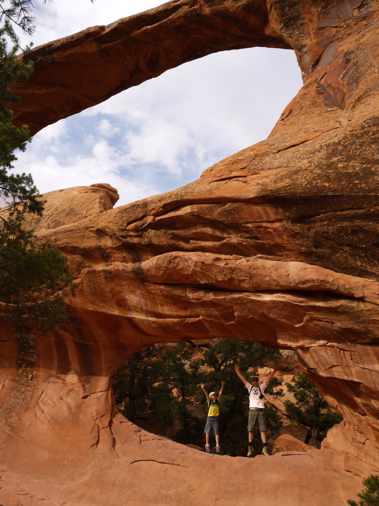 Arches National Park, Double O arch